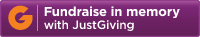 Fundraise in memory with JustGiving
