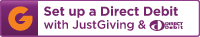 Set up a direct debit with JustGiving