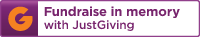 Fundraise in memory with JustGiving