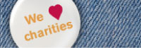 We love charities