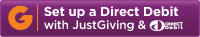 Set up a direct debit with JustGiving