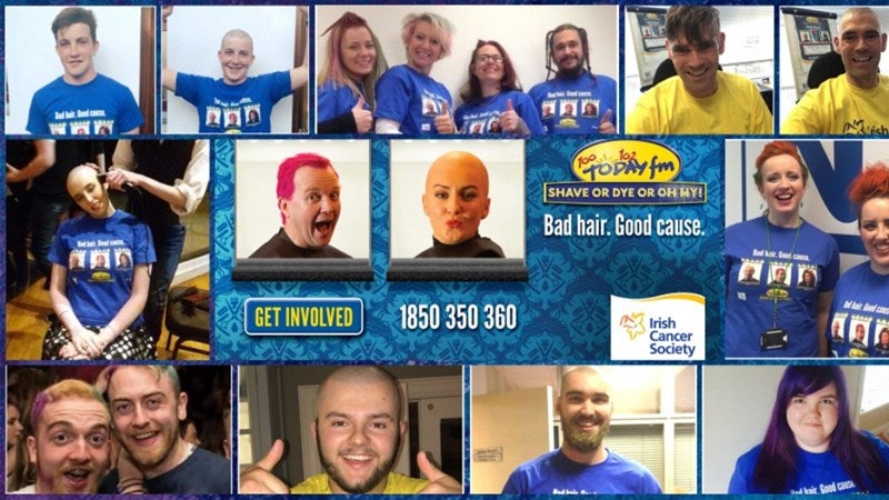 Irish Cancer Society Shave Or Dye Featured Image