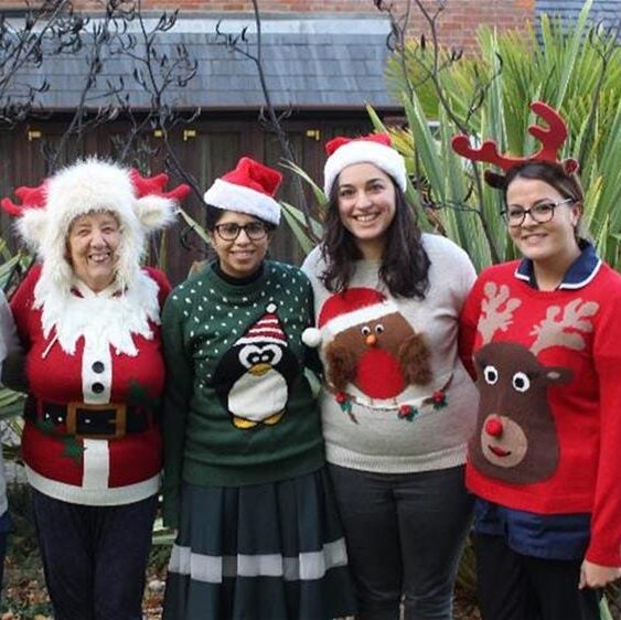 Seasonal quirky fundraising ideas, Christmas jumper day