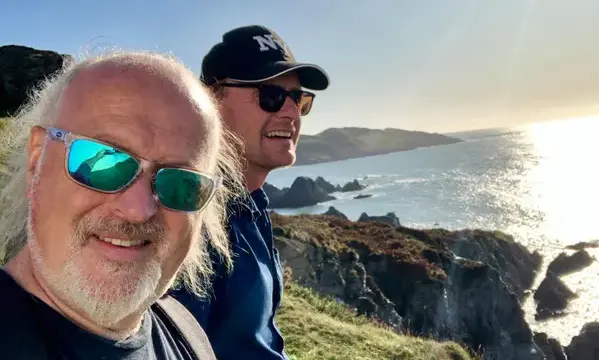 Bill Bailey and friend Sean Lock