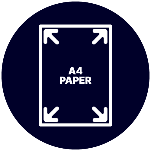 A4 Paper size icon